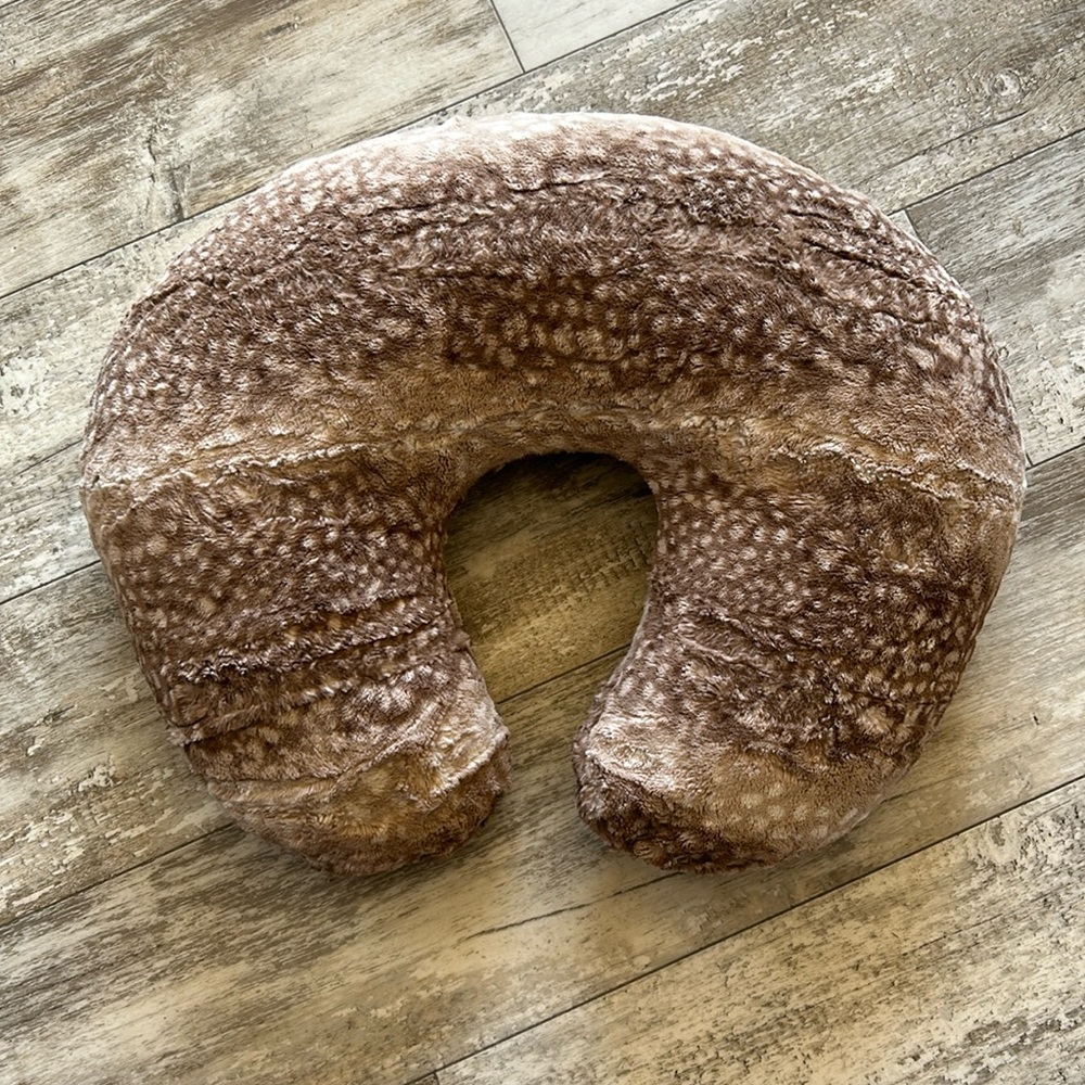 Boppy Nursing Pillow with Super Soft Minky Fawn Cover